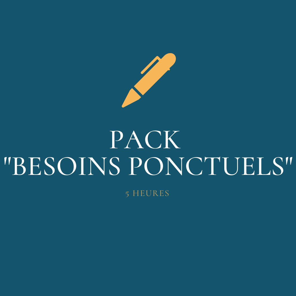 pack "besoins ponctuels" 5 heures tarifs
